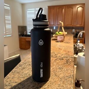 Takeya Black Insulated Water Bottle - 40oz